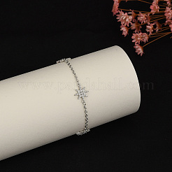 Brass Snowflake Link Bracelets&nbsp;FY7491-2
