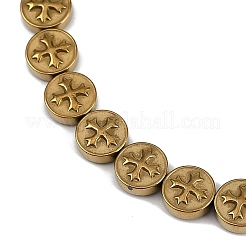 Electroplated Synthetic Non-magnetic Hematite Beads Strands&nbsp;G-K375-B02-07