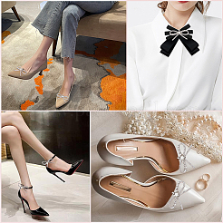 4Pcs Alloy Rhinestone Shoe Decoration&nbsp;AJEW-GF0009-28P