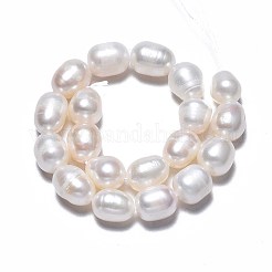 Natural Cultured Freshwater Pearl Beads Strands&nbsp;X-PEAR-N012-07B
