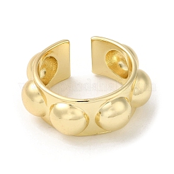 Brass Open Cuff Rings&nbsp;RJEW-Q778-16G