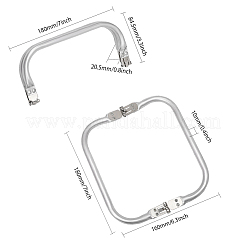 Aluminum Tube Purse Frames&nbsp;DIY-WH0304-711A