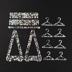 Transparent Acrylic Earring Display Stands&nbsp;EDIS-WH0006-46