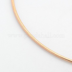 Casual Style 304 Stainless Steel Choker Necklaces&nbsp;X-STAS-O037-02RG