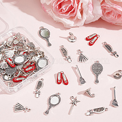 70Pcs 7 Styles Magic Girl Theme Alloy Pendants&nbsp;TIBEP-SC0003-65