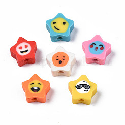 Handmade Polymer Clay Beads&nbsp;X-CLAY-N006-47