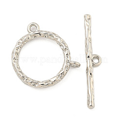 Brass Toggle Clasps&nbsp;KK-A223-12P