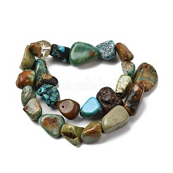 Natural HuBei Turquoise Beads Strands&nbsp;G-B161-B09