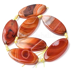 Natural Banded Agate Beads Strands&nbsp;G-P605-F01-01