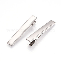 Iron Flat Alligator Hair Clip Findings&nbsp;IFIN-S286-46mm