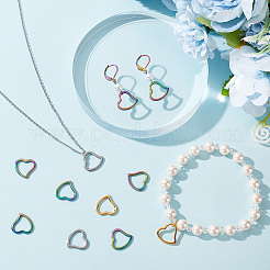 36Pcs 3 Colors 304 Stainless Steel Linking Rings&nbsp;STAS-BBC0001-93