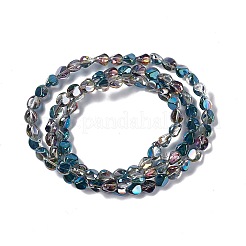 Electroplate Glass Beads Strands&nbsp;EGLA-L038-HR01