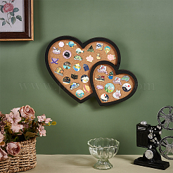 Wood Wall Jewelry Display Cork Tray&nbsp;AJEW-WH0348-466D