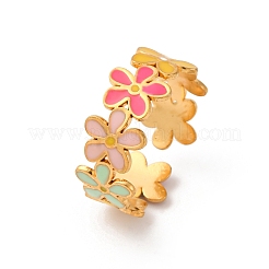 304 Stainless Steel Cuff Rings&nbsp;RJEW-D319-02G-01