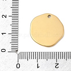 Textured 304 Stainless Steel Pendants&nbsp;STAS-Z179-21G
