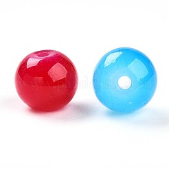 Baking Paint Imitation Jade Glass Beads&nbsp;DGLA-Q021-8mm-M
