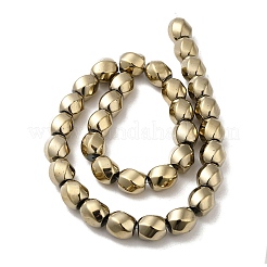 Electroplated Non-Magnetic Synthetic Hematite Beads Strands&nbsp;G-P518-05G