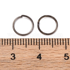 Brass Saw Cut Open Jump Rings&nbsp;KK-G514-01L-B