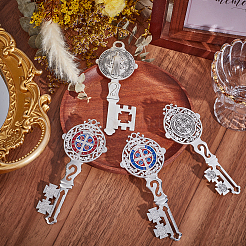 Tibetan Styles Alloy Big Pendants&nbsp;FIND-DR0002-13