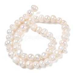 Natural Cultured Freshwater Pearl Beads Strands&nbsp;PA-CBAC463-17