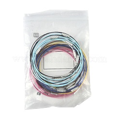 32Pcs 8 Colors Steel Wire Bracelet Cord DIY Jewelry Making&nbsp;TWIR-FS0001-02