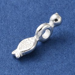 925 Sterling Silver Fish Charms&nbsp;STER-H118-03S