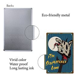 Metal Iron Sign Poster&nbsp;AJEW-WH0157-399