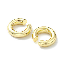 Rack Plating Brass Ring Cuff Earrings for Women&nbsp;X1-EJEW-H135-01G-01