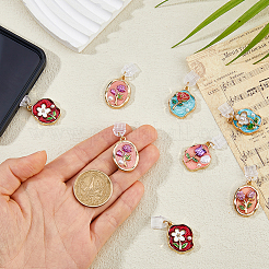 12Pcs 6 Styles PVC Mobile Dustproof Plugs&nbsp;HJEW-DC00137