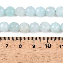 Natural White Jade Bead Strands&nbsp;G-R346-6mm-17