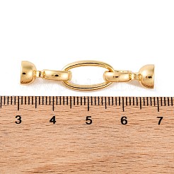 Brass Fold Over Clasps&nbsp;LS-KK-U016-21G