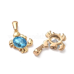 304 Stainless Steel & Glass Pendants&nbsp;STAS-L309-20A-G