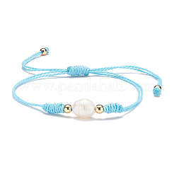 Natural Pearl Beads Bracelet&nbsp;BJEW-JB07475