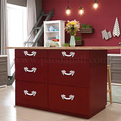Bowknot PVC & ABS Plastic Carved Onlay Applique&nbsp;AJEW-WH0077-116