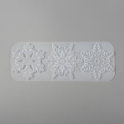 Christmas DIY Snowflake Silicone Pendant Molds&nbsp;DIY-P006-31