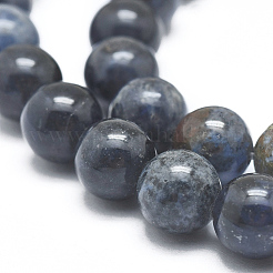 Natural Dumortierite Quartz Bead Strands&nbsp;G-I224-03-8mm