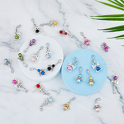 2 Bags 2 Style Alloy Angel Pendant Decoration&nbsp;KEYC-FH0001-28