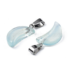 Spray Painted Glass Pendants&nbsp;GLAA-N035-021-A02