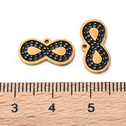 Ion Plating(IP) 304 Stainless Steel Enamel Charms&nbsp;STAS-M102-50G