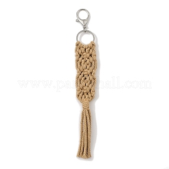 Handmade Macrame Nylon Thread Pendant Decorations&nbsp;HJEW-P019-05P-06