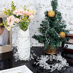Transparent Acrylic Teardrop Pendant Branches&nbsp;FIND-WH0126-343