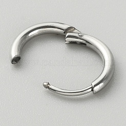 316L Surgical Stainless Steel Huggie Hoop Earrings for Girl Women&nbsp;LS-EJEW-TAC0011-11A-P