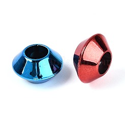 UV Plating Opaque Acrylic European Beads&nbsp;PACR-T017-17M