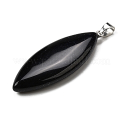 Synthetic Blue Goldstone Big Pendants&nbsp;G-F820-06J