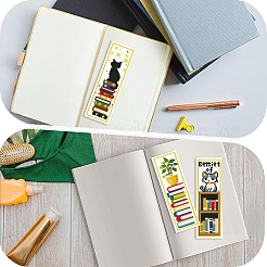 1 Bag Bookmarks Painting Needle Felting Kit for Beginners&nbsp;DIY-CP0013-36A