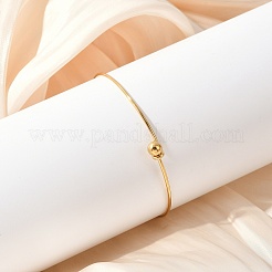 304 Stainless Steel Bangles for Women&nbsp;BJEW-C088-02G