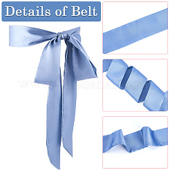 Long Thin Chiffon Silk-like Chain Belts for Women Girls&nbsp;AJEW-WH20001-48A