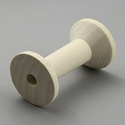 Wood Thread Bobbins&nbsp;TOOL-WH0053-54A-01