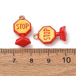 Alloy Enamel Pendants&nbsp;AL-CBAA1B9-05G-02