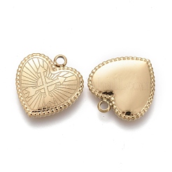 Valentine's Day Ion Plating(IP) 304 Stainless Steel Pendants&nbsp;STAS-F256-050G